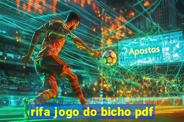 rifa jogo do bicho pdf